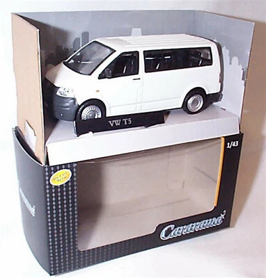VW T5 Mini Bus in White 1-43 scale new in box - Image 1 of 2