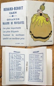 Taschenkalender 1932 Art Deco französisch - Ladenwerbung - Renard-Benoit, Caen - Bild 1 von 1