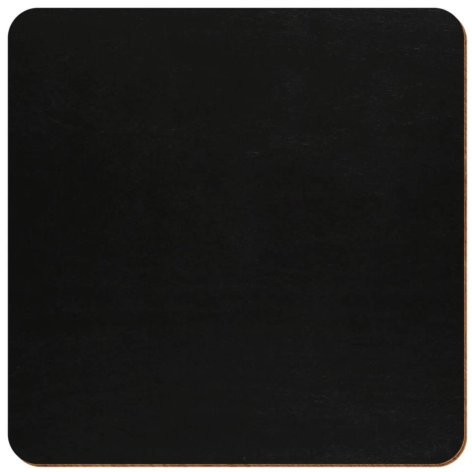 Holz Quadrat Schwarz beidseitig lackiert Deko Basteln 3-50cm - Bild 1 von 1