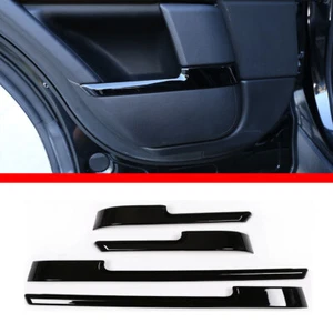For LR Range Rover Vogue L405 2013-2017 Interior Door Panel Trim ABS Black Kits - Picture 1 of 11