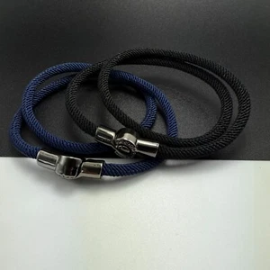 Pulsera de cuerda para hombre con hebilla magnética - Pulseras náuticas de cordón de doble capa - Imagen 1 de 17