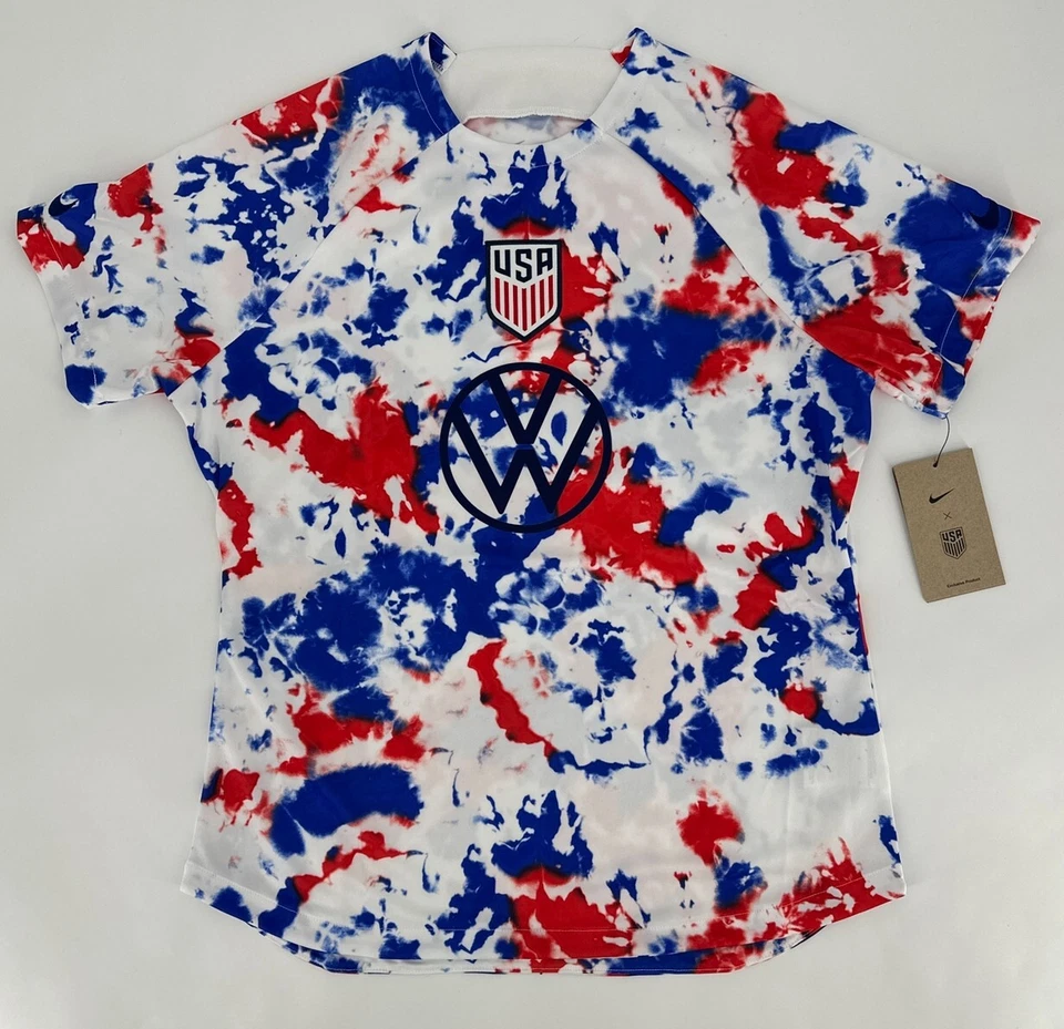 USMNT Tye Dye Warm Up Jersey Nike Women's S