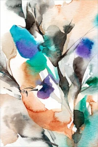 Modern Abstract Watercolor Contemporary Print Wall Art Home Decor - POSTER 20x30 - Picture 1 of 4