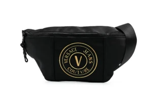 NEW WITH TAGS Versace Jeans Couture logo-patch belt bag - Picture 1 of 4