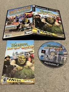 Shrek: Smash n' Crash Racing PlayStation 2 PS2 Complete CIB w/ Manual - Picture 1 of 6
