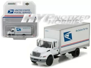 GREENLIGHT 1:64 USPS INTERNATIONAL DURASTAR BOX LKW DRUCKGUSS WEISS 33090-B - Bild 1 von 3