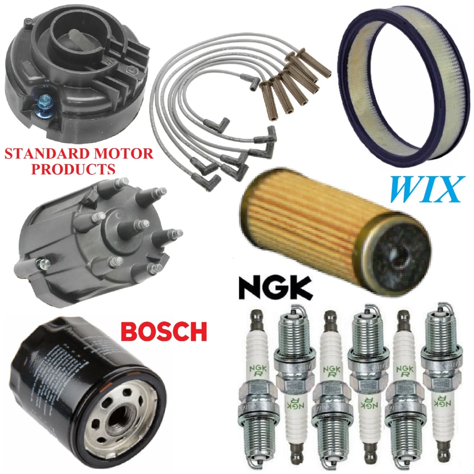 调整套件过滤器帽线火花塞适用于 PONTIAC FIREBIRD V6 2.8L 1982 - 1984 — 第 1/1 张图片