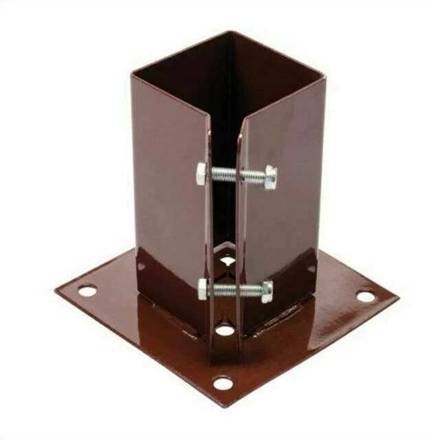 FIXMAN 995311 75x75mm Bolt-Down Fence Post Shoe