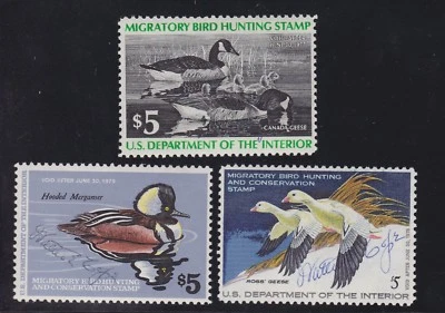 US RW43, RW44, RW45 $5 Duck Hunting Used SCV $15 - Image 1 of 2
