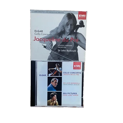Elgar Cello Concerto Jacqueline du Pre CD 1997 EMI Classics Sea Pictures - Imagem 1 de 3