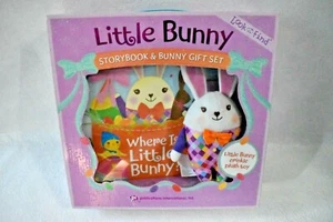Little Bunny Storybook & Crinkle Plush Bunny New - Imagen 1 de 6