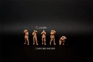  vidéaste allemand 1/72 guerre seconde non peint 5 pièces soldats 3D haute précision - Photo 1 sur 2