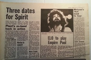 ELO "to play Empire Pool Wembley" 1978 UK ARTIKEL / Ausschnitt - Bild 1 von 1