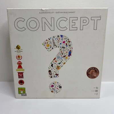 Concept Board Game Complete Communicate with Icons Guessing Game 4+ Players CIB - Image 1 of 4