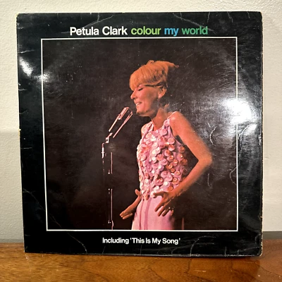 Petula Clark – Colour My World - Vinyl LP UK Import - VG/G+ - Image 1 of 2