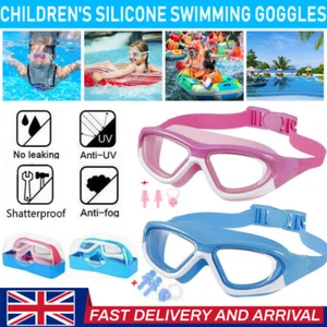 Kids Anti-Fog Swimming Goggles Pool Swim Glasses for Children Boys Girls Teen UK - Picture 1 of 43