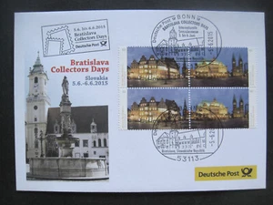 Numero Michel federale 3083-3084 Zdr. su voucher della fiera - Bratislava Collectors Day2015 (GB 999) - Foto 1 di 1