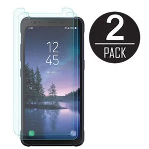 2X 9H Hardness Tempered Glass Screen Protector for Samsung Galaxy S8 Active G892 - Picture 1 of 4