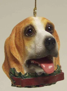 Bassett Hound Hundekopf Harz Ornament 2" - Bild 1 von 1
