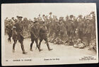 Mint Australia Real Picture Postcard RPPC Anzacs In France Cheers For The King
