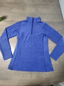 Camisa Columbia Blur 1/4 Cremallera Manga Larga Mujer Pequeña Ligera Suave Exterior - Imagen 1 de 9