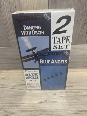 VHS Sealed 1989 Blue Angels Plus Dancing With Death 2 Tape Set - Image 1 of 4