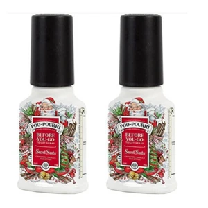 2 x Poo-Pourri Before-You-Go Toilettenspray Secret Santa Zimt Vanille 59ml - Bild 1 von 4