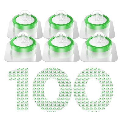 100PCS Lab Supplies PES Membrane Syringe Filter Sterile 33mm 0.22µm Individually - Image 1 of 4