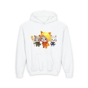 Cute Animal Kids Hoodie, Cozy Youth Sweatshirt for Boys & Girls, Fun Gift, - Picture 1 of 3