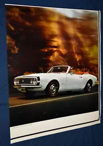 1967 Chevy Camaro SS Convertible Original Large Dealer Advertisement Ad 67 White - Picture 1 of 2