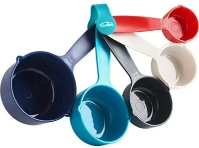TRUDEAU 5 Piece Plastic Measuring Cups Set - Stackable For Easy Storage  - Image 1 of 2