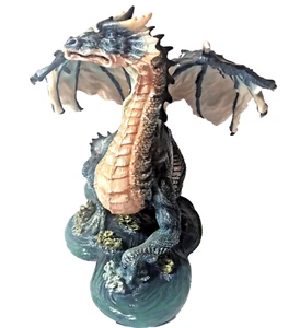 Magischer mythischer Drachen Statue Zauberei Fantasy Figur 6 x 7 Zoll - Bild 1 von 11