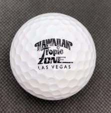Hawaiian Tropic Zone Las Vegas Logo Golf Ball (1) No Brand Preowned