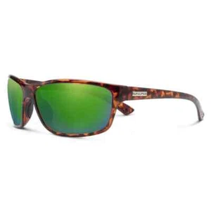 SUNCLOUD OPTICS Sentry Sonnenbrille Schildpatt-Gestell mit grünen verspiegelten polarisierten Gläsern - Bild 1 von 3