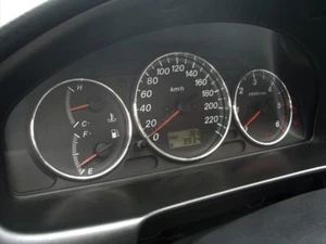 Fits: Mazda Premacy CP 1999-2005 3-Teilig Aluminium Tachoringe Tacho Ringe - Foto 1 di 10