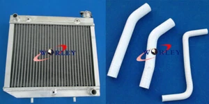 Aluminum Radiator & WHITE Hose for Honda TRX450R TRX450 TRX 450R 2004-2009 05 06 - Picture 1 of 10