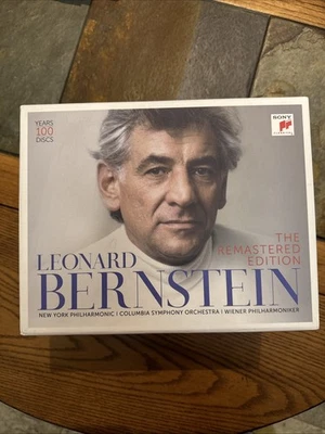 LEONARD BERNSTEIN The Remastered Edition SONY CLASSICAL 100 CD BOX Foto 1 de 4