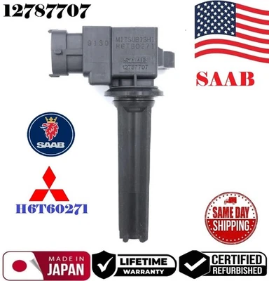 ✅ GENUINE SINGLE Ignition Coil For 2003-2011 SAAB 9-3 9-3X 2.0L TURBO #12787707 - Image 1 of 2