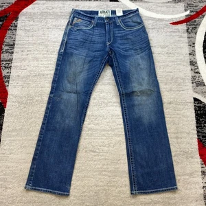 Ariat Jeans 34 Blau M4 Low Rise Boot Hose Workwear Bau Y2K 34x34 Herren - Bild 1 von 11