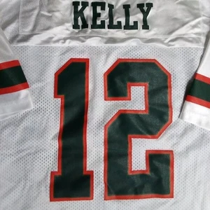 Vintage Nike Team Jim Kelly Throwback Miami Hurricanes Jersey - Picture 1 of 5