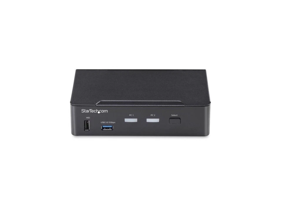 StarTech 2-Port DisplayPort KVM Switch, 4K 60Hz, DP 1.2, HDCP 1.4, EDID - Image 1 of 4
