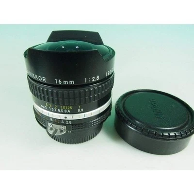 Nikon MF lente Ai 16mm F2.8s ojo de pez - Imagen 1 de 2