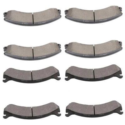 8x For Chevrolet Express 3500 GMC Savana 3500 Front and Rear Brake Ceramic Pads - Image 1 of 4