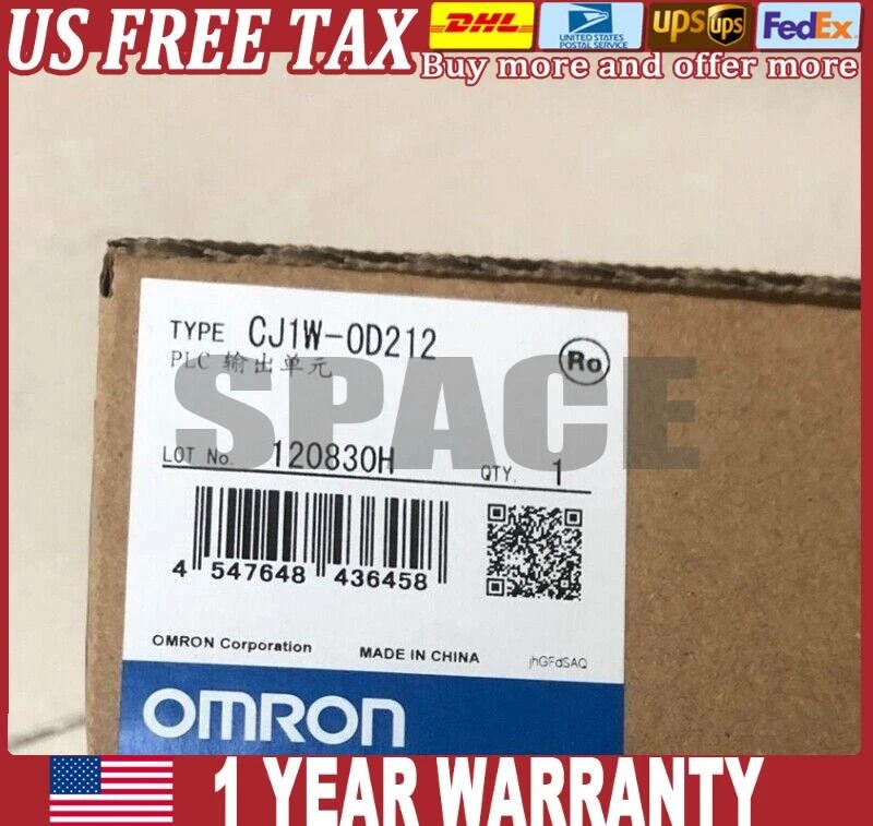 Omron CJ1W-OD212 PLC Output Unit Module  US Free TAX - Image 1 of 1