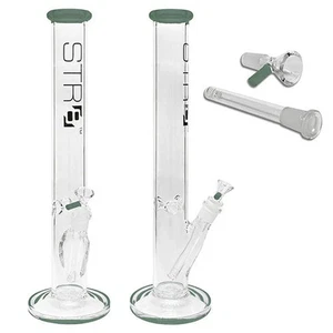 STR8 18" Water Pipe Straight Tube W/ Ice Catcher - MINT GREEN - Hookah, Pipe - Picture 1 of 1