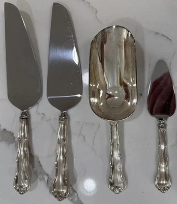 Piezas para servir vintage Gorham Rondo de plata de ley de 4 piezas Foto 1 de 4