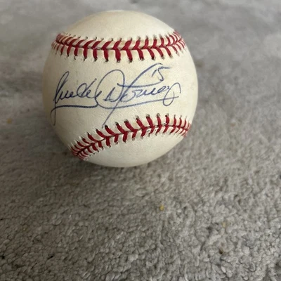 Béisbol Sandy Alomar Jr firmado en persona Rawlings OML Foto 1 de 4