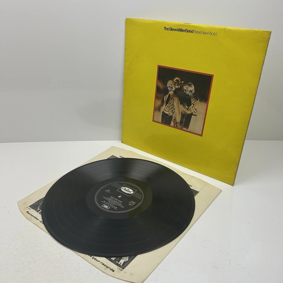 The Steve Miller Band Brave New World Vinyl LP Album Record 1969  E-ST184 VG/VG Foto 1 de 4