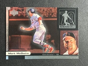 1999 Upper Deck Ovation MARK MCGWIRE Remarkable Moments 4th HR #M2 - Picture 1 of 2