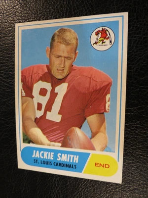1968 TOPPS FOOTBALL SET #86 Jackie Smith, St. Louis Cardinals, EX - Image 1 of 4
